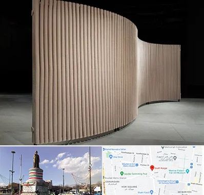 پارتیشن آکاردئونی در کارگر جنوبی 