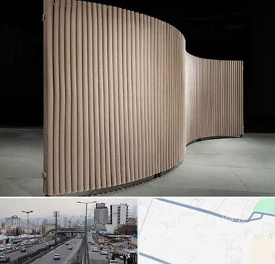 پارتیشن آکاردئونی در بلوار ارتش