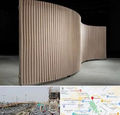 پارتیشن آکاردئونی در بلوار توس مشهد 