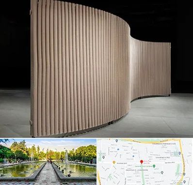 پارتیشن آکاردئونی در سرسبز 