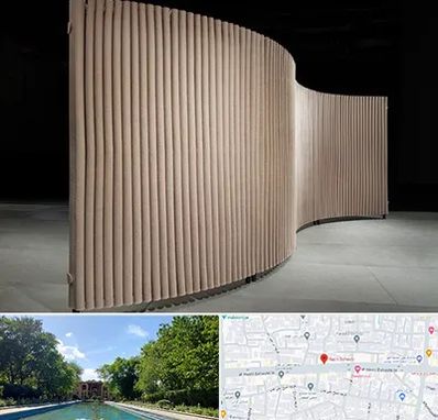 پارتیشن آکاردئونی در هشت بهشت اصفهان 