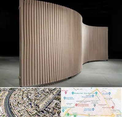 پارتیشن آکاردئونی در شهرک غرب مشهد 