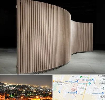 پارتیشن آکاردئونی در مارلیک کرج 