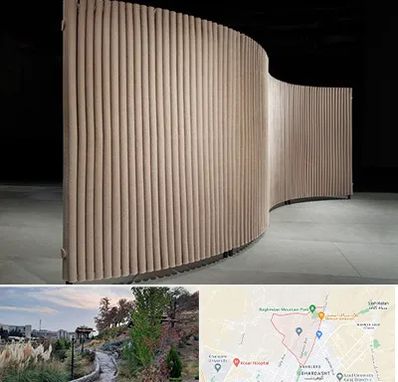 پارتیشن آکاردئونی در باغستان کرج 