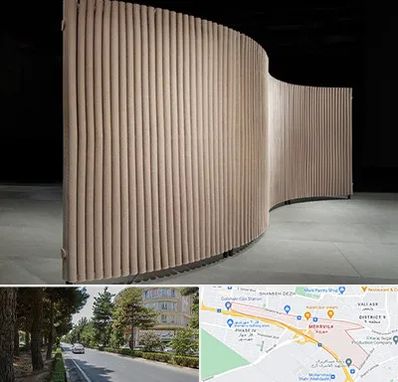 پارتیشن آکاردئونی در مهرویلا کرج 