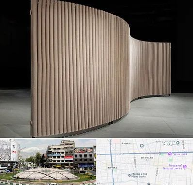 پارتیشن آکاردئونی در مرکز تهران