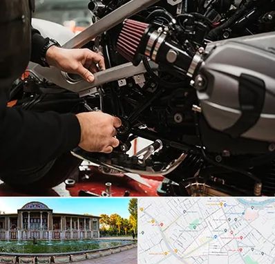 تعمیرگاه موتور سیکلت در عفیف آباد شیراز 