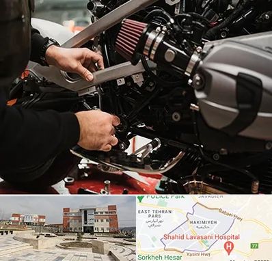 تعمیرگاه موتور سیکلت در حکیمیه 