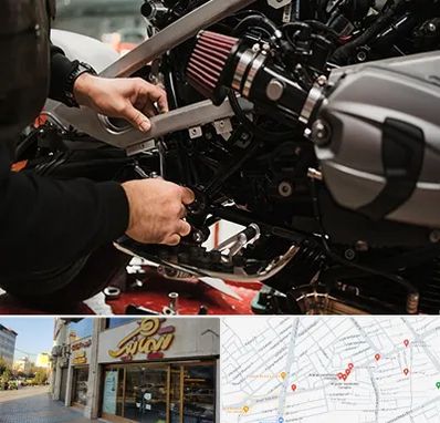 تعمیرگاه موتور سیکلت در عطاران قم