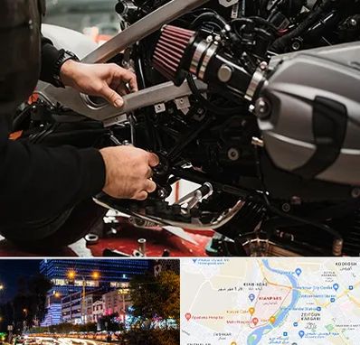 تعمیرگاه موتور سیکلت در کیانپارس اهواز 