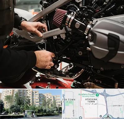 تعمیرگاه موتور سیکلت در آپادانا