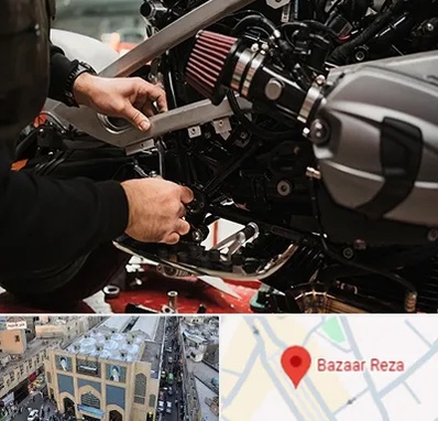 تعمیرگاه موتور سیکلت در بازار رضا مشهد
