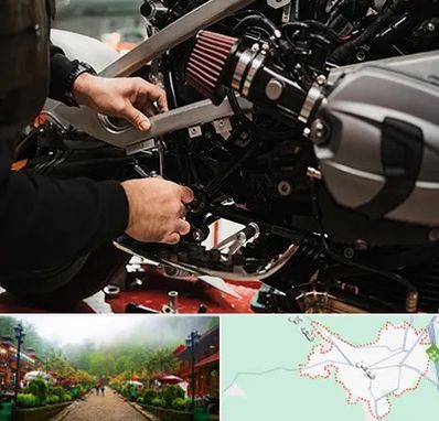 تعمیرگاه موتور سیکلت در فومن