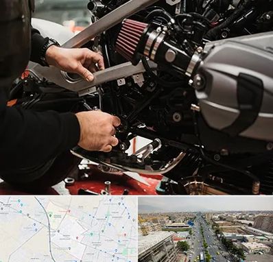 تعمیرگاه موتور سیکلت در حصارک کرج 