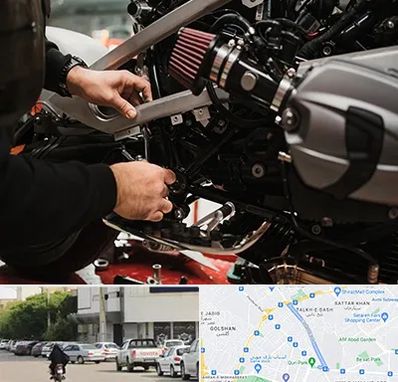 تعمیرگاه موتور سیکلت در قدوسی شرقی شیراز 