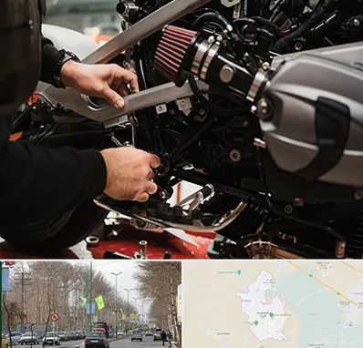 تعمیرگاه موتور سیکلت در نظرآباد کرج 