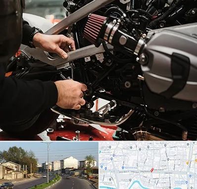 تعمیرگاه موتور سیکلت در ضیابری رشت 