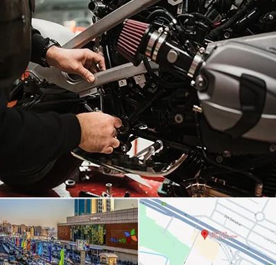 تعمیرگاه موتور سیکلت در لاله پارک تبریز