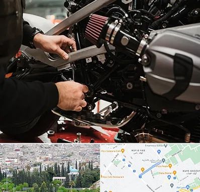 تعمیرگاه موتور سیکلت در محلاتی شیراز 