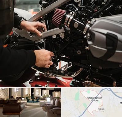 تعمیرگاه موتور سیکلت در چهاردانگه