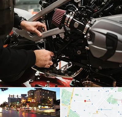 تعمیرگاه موتور سیکلت در بلوار سجاد مشهد 