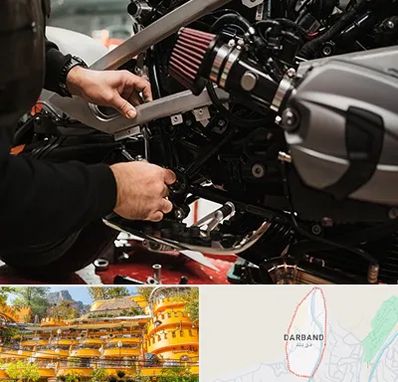 تعمیرگاه موتور سیکلت در دربند