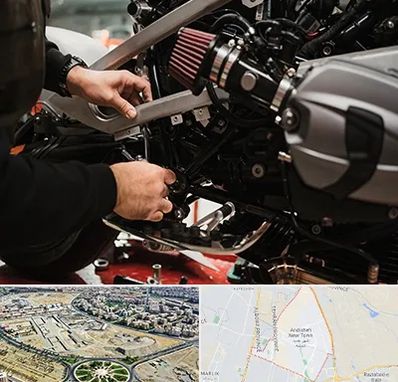 تعمیرگاه موتور سیکلت در اندیشه