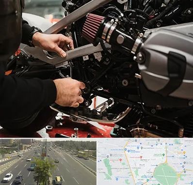 تعمیرگاه موتور سیکلت در منطقه 17 تهران 