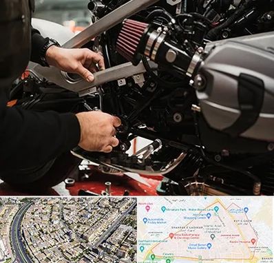 تعمیرگاه موتور سیکلت در شهرک غرب مشهد 