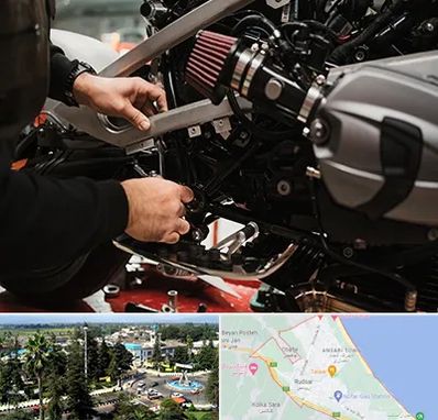 تعمیرگاه موتور سیکلت در رودسر