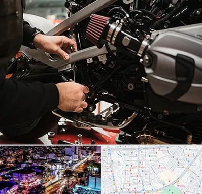 تعمیرگاه موتور سیکلت در منظریه رشت 