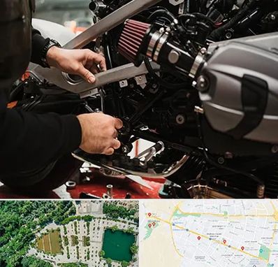 تعمیرگاه موتور سیکلت در وکیل آباد مشهد 