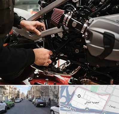 تعمیرگاه موتور سیکلت در مجیدیه شمالی