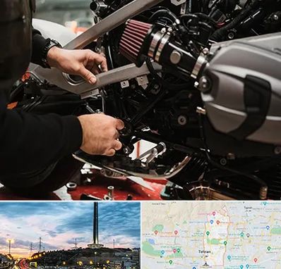 تعمیرگاه موتور سیکلت در منطقه 2 تهران 