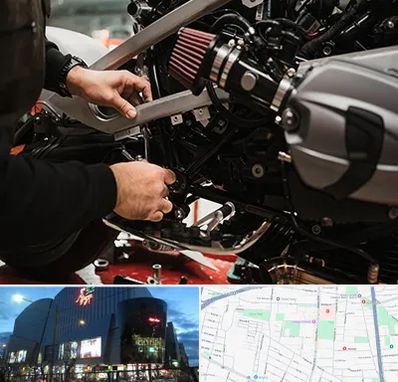 تعمیرگاه موتور سیکلت در بلوار اباذر