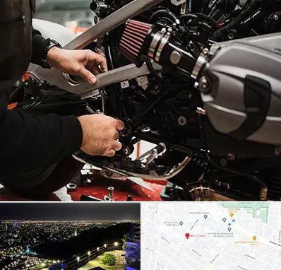 تعمیرگاه موتور سیکلت در هفت تیر مشهد 