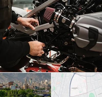 تعمیرگاه موتور سیکلت در جمشیدیه