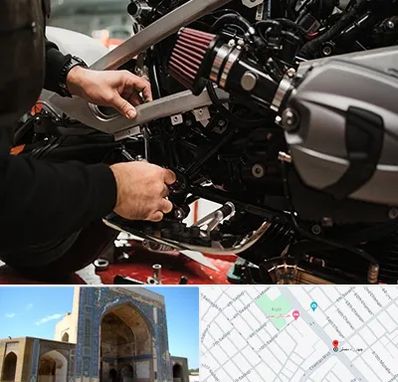 تعمیرگاه موتور سیکلت در مصلی مشهد