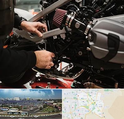 تعمیرگاه موتور سیکلت در منطقه 15 تهران 