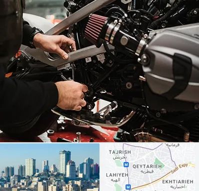 تعمیرگاه موتور سیکلت در قیطریه 