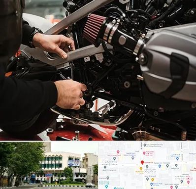 تعمیرگاه موتور سیکلت در طالقانی 