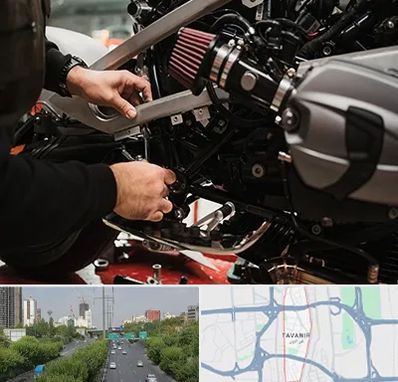 تعمیرگاه موتور سیکلت در توانیر