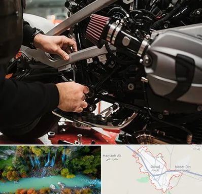 تعمیرگاه موتور سیکلت در دورود