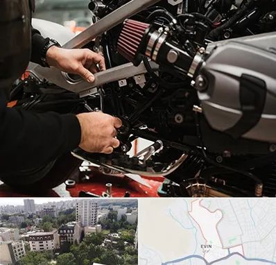 تعمیرگاه موتور سیکلت در اوین