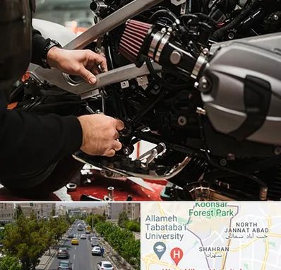 تعمیرگاه موتور سیکلت در شهران 