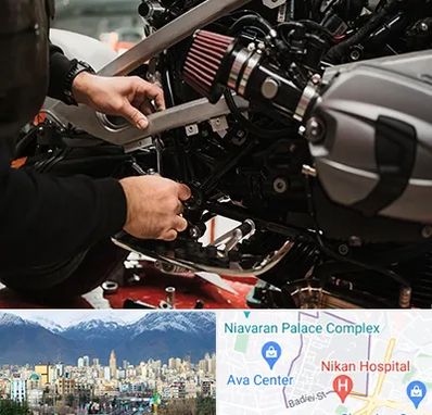 تعمیرگاه موتور سیکلت در آجودانیه 