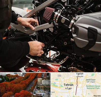 تعمیرگاه موتور سیکلت در ولیعصر 