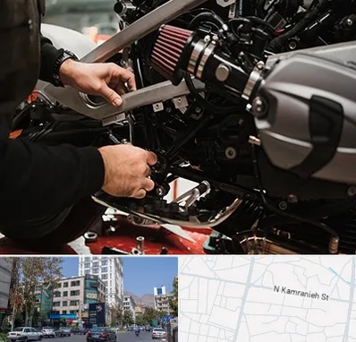 تعمیرگاه موتور سیکلت در کامرانیه