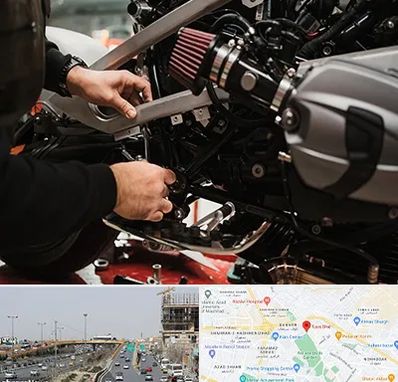 تعمیرگاه موتور سیکلت در بلوار توس مشهد 