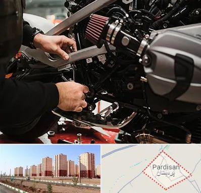 تعمیرگاه موتور سیکلت در پردیسان قم